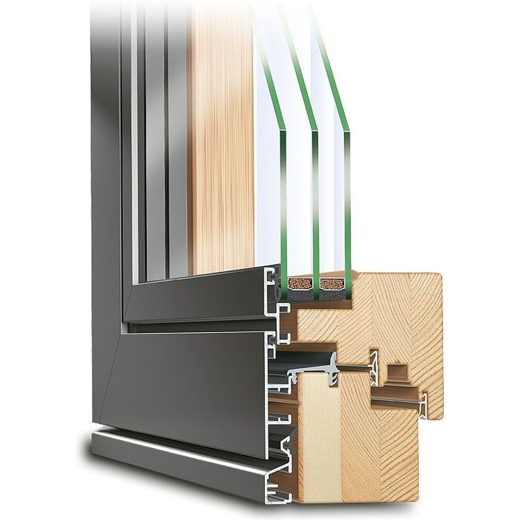 Деревянно-алюминиевые окна